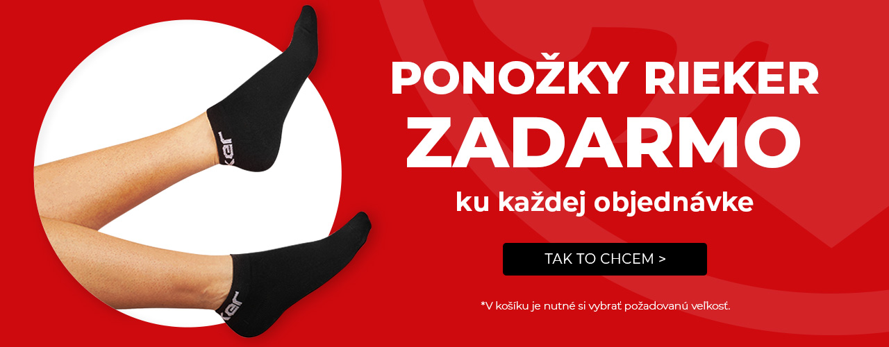 Dva páry ponožiek Rieker ZADARMO Dva páry ponožiek Rieker ZADARMO