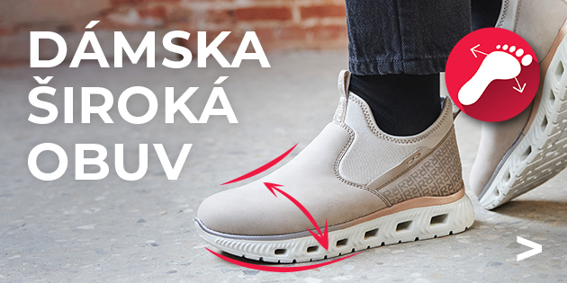 Dámska široká obuv