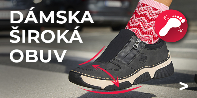 Dámska široká obuv