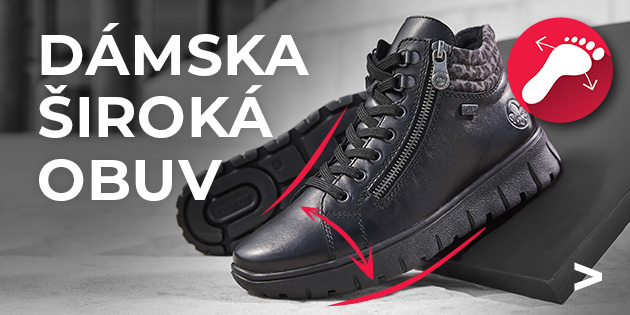 Dámska široká obuv