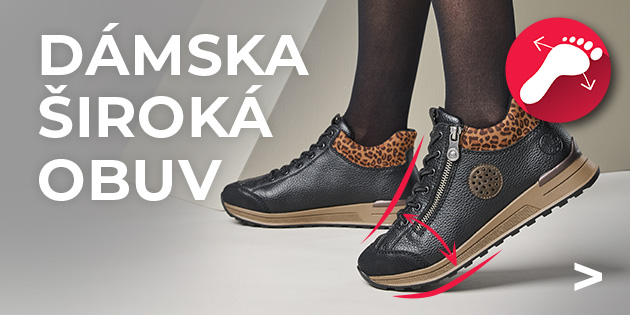 Dámska široká obuv