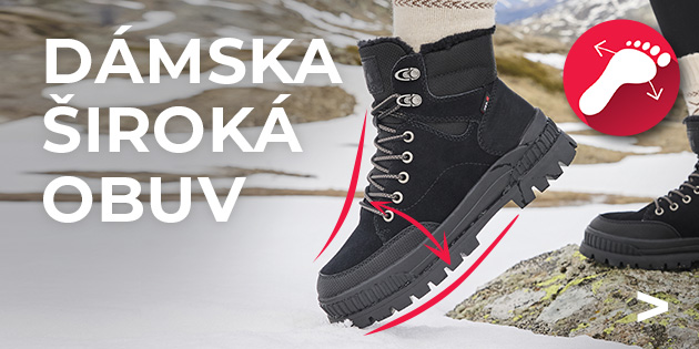 Dámska široká obuv