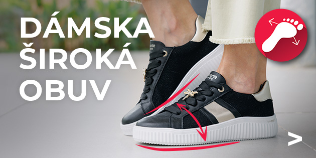 Dámska široká obuv