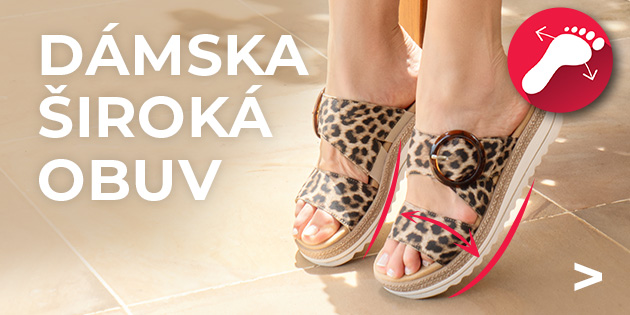 Dámska široká obuv