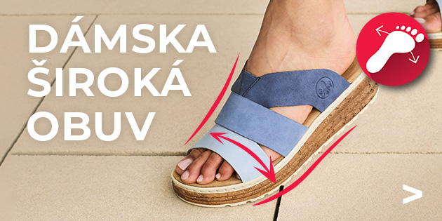 Dámska široká obuv Dámska široká obuv
