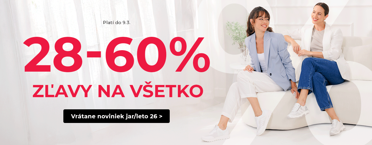 Zľavy na všetko 28-60%