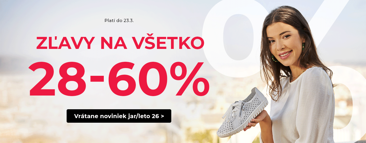 Zľavy na všetko 28-60 %