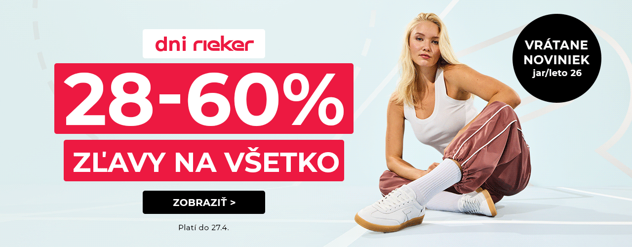 Dni Rieker 28-60 % na všetko