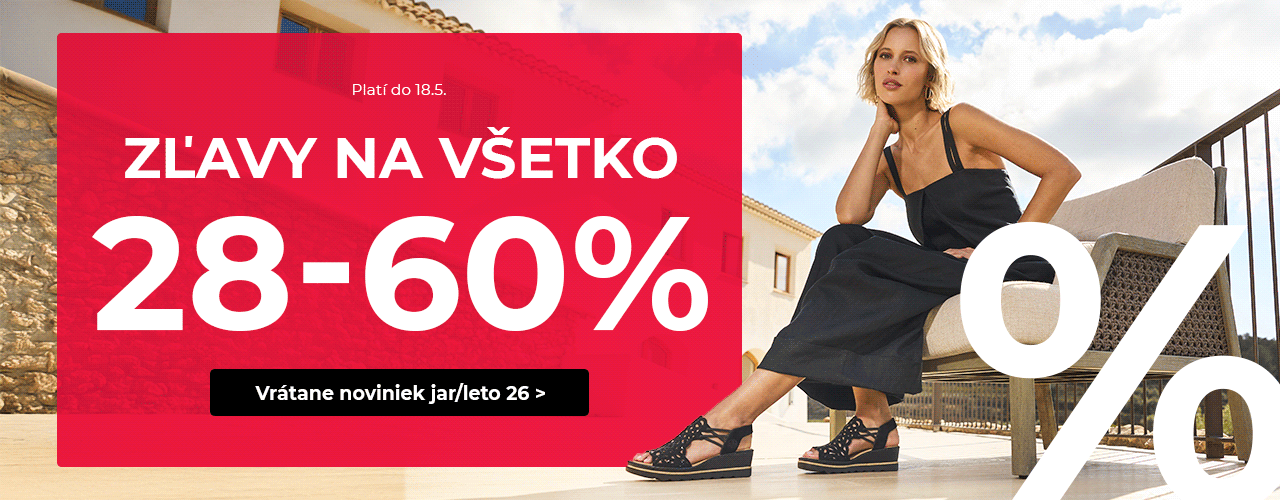 Zľavy na všetko 28-60 % Zľavy na všetko 28-60 %